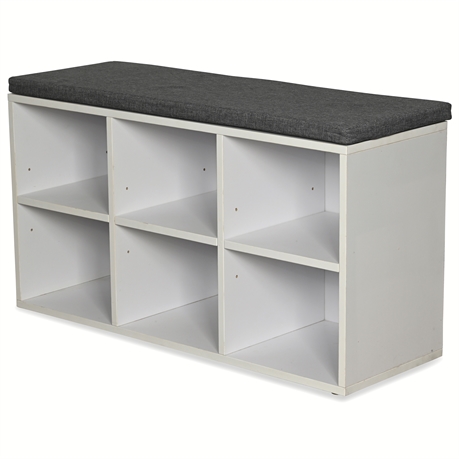 Modern Divided Shoe Storage Cabinet