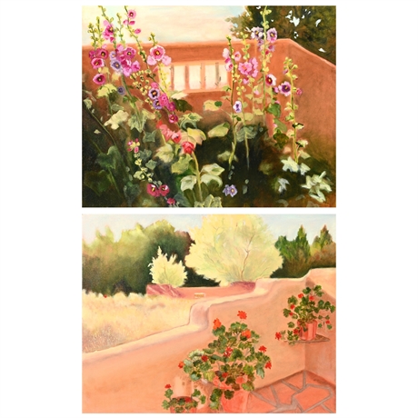 Patio Perspectives - Original Paintings by Holly Goettelmann