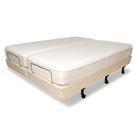 Tempur-Pedic Advanced Ergo System Split Cal King Adjustable Bed Set