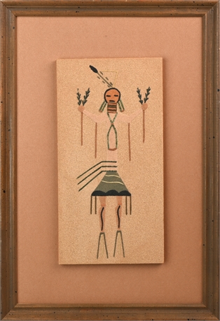 Navajo Sand Painting by Elsie Yazzie
