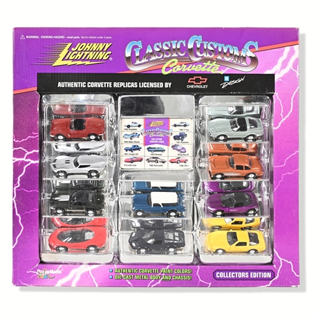 Johnny Lightning “Classic Customs Corvette” Collector’s Edition Box Set 1 — Play