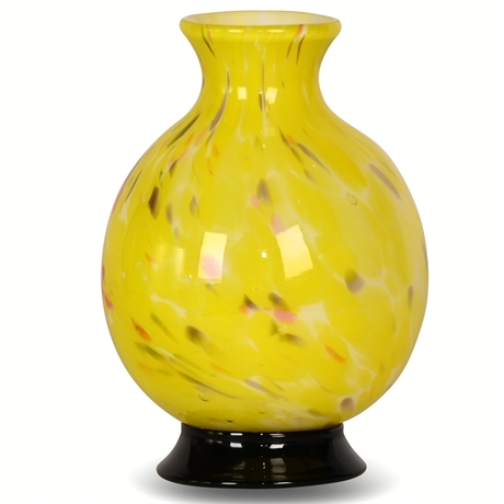 5" Hand Blown Art Glass Vase