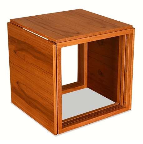 Kai Kristiansen for Vildbjerg Møbelfabrik Teak Cube Nesting Tables, Set of 3