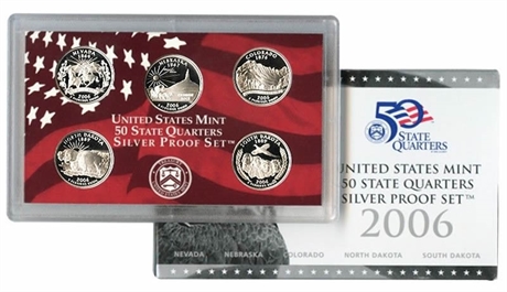 2006 Silver US Proof State Quarters Set