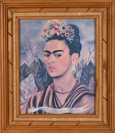 Framed Frida Kahlo Print