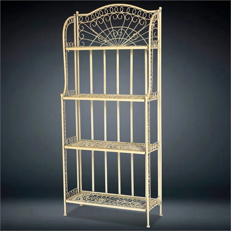 Petite Iron Bakers Rack