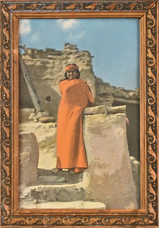 Hopi Indian and His Home 1916 National Geographic Clipping