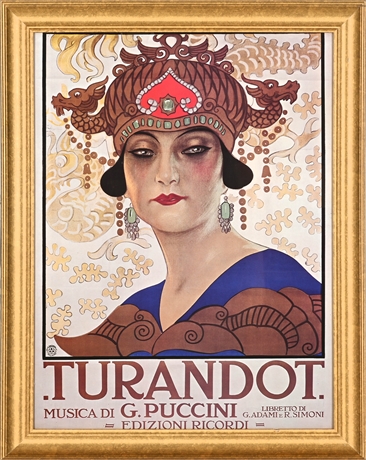 Puccini's Turandot Framed Print