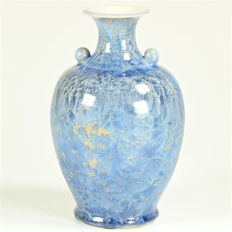 Crystalline Glazed Porcelain Vessel by Krueger