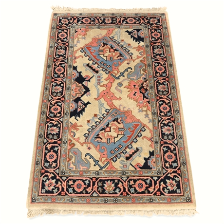 Antique Persian Heriz Carpet