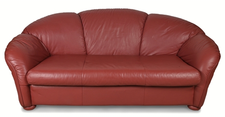 Leather Sofa by Burris Furniture