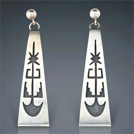 Sterling Silver Overlay Earrings