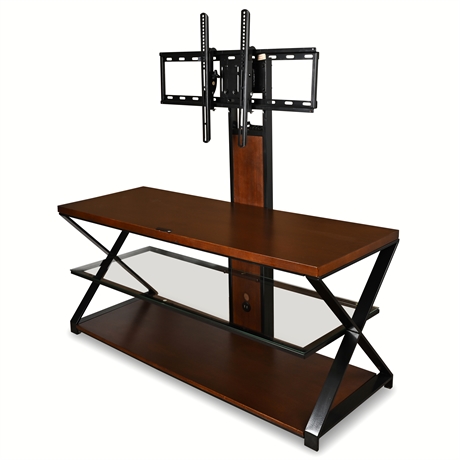 Jaxon 54" Cognac 3-in-1 TV Stand By Whalen