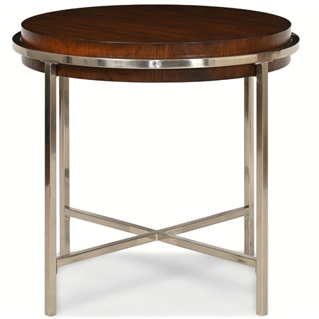 Round End Table by Hammary