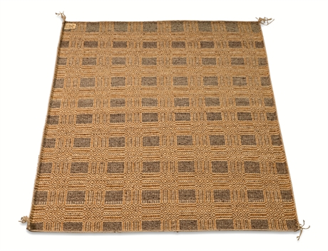 1960-1970s Double Twill Weave Navajo Rug by Cecilia Joe