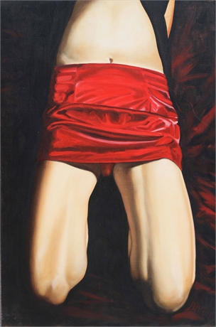 'Red Skirt' - Bob Diven Original
