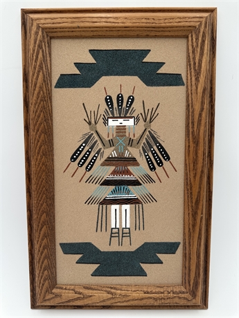 Traditional Navajo Sand Painting