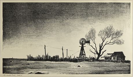 Peter Hurd "The Deserted Ranch" Print