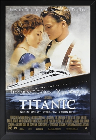 Titanic Framed Movie Poster Repro