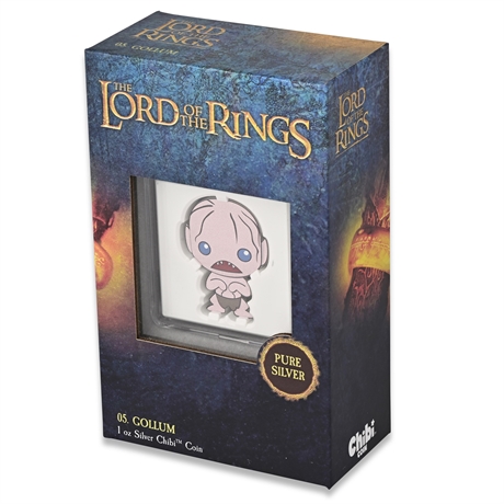2021 Niue The Lord of the Rings GOLLUM Chibi 1 oz .999 Silver Proof Coin #01388