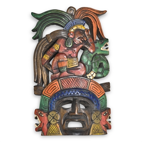 Aztec Carved Mask
