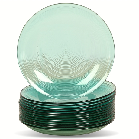 Turquoise Arcoroc 7 1/2" Plates