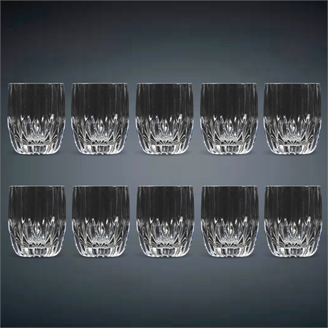 Mikasa "Park Lane" Double Old Fashioned Glasses - Set 10