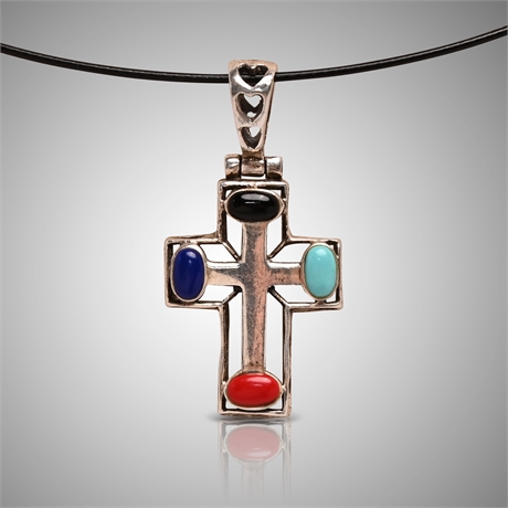 Southwest Sterling Silver Cross