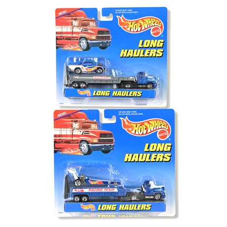 Hot Wheels Long Haulers #65867 – Dragster & ’57 Chevy Variants (2-Piece, New)