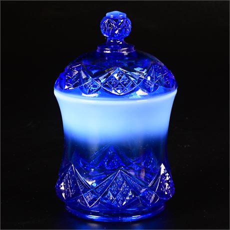 Cobalt Opalescent Depression Glass