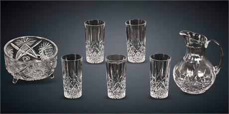 Vintage Crystal Tumblers and More!