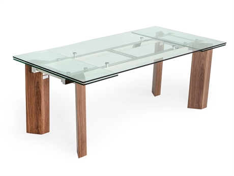 Modrest Helena - Modern Extendable Glass Dining Table - Large