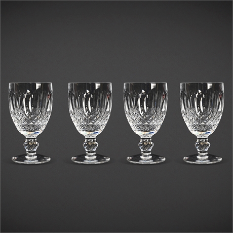 (4) Waterford "Colleen" Short Stem Goblets – Signed