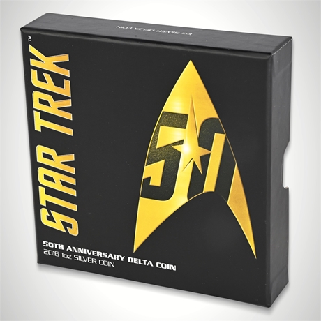 Star Trek 2016 Delta 1oz Silver Coin – Perth Mint COA Box