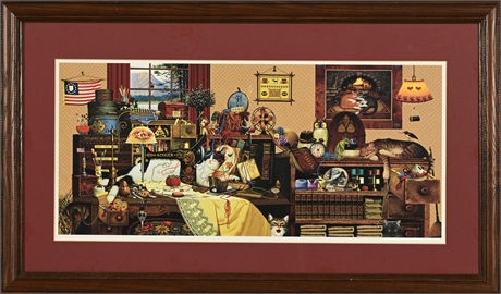 Charles Wysocki 'Maggie the Messmaker' Print