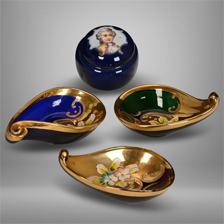 Antique Trinket Dishes & Box