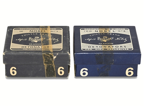 Thistle Brand Nobel Detonators Boxes