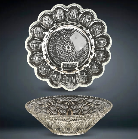 Depression Glass Serving Dishes