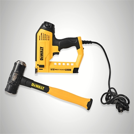 DeWalt DWHT56148 4 lb Hammer & DWHT75021 Electric Multi-Tacker