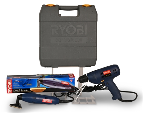 Ryobi Detail Sander & Drill