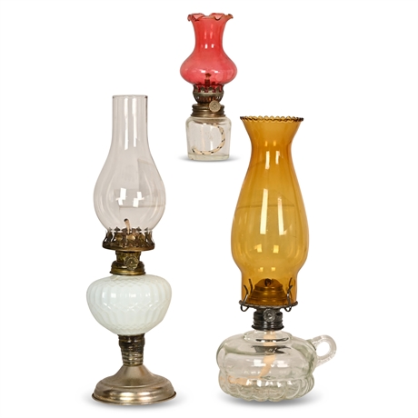 Vintage Oil Lamp Collection