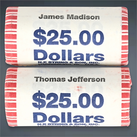 U.S. Presidential $1 Coins – Thomas Jefferson & James Madison