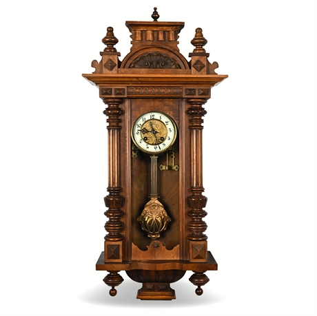 Antique Schlenker & Kienzle Vienna Regulator — c.1901