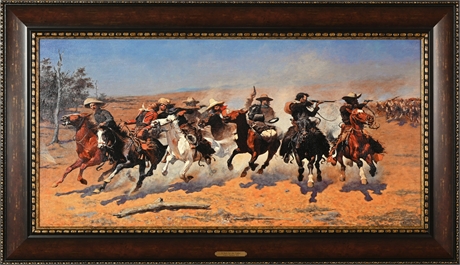 "A Dash for the Timber" By Frederic Remington 1889