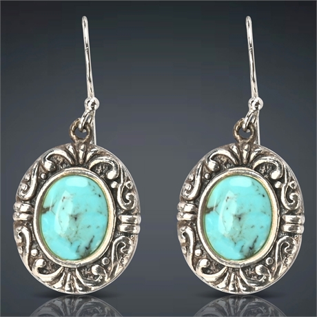 Turquoise & Sterling Earrings