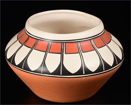 Vintage Navajo Pot by Mary Saxon