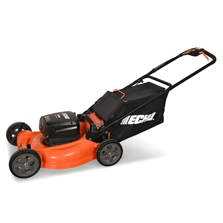 ECHO 58V Cordless 21" Lawn Mower w/ Battery & Quick Charger – Excellent