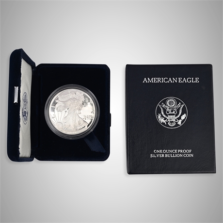 1996 American Silver Eagle – Philadelphia Mint – 1 oz Proof .999 Silver