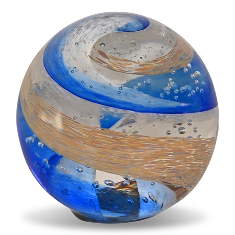 Carney Art Glass Paperweight