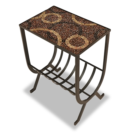 Mosaic Magazine Accent Table